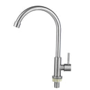 304 Stainless Steel Faucet Large Vertical Water Tap With 50cm Double Head Tube Kitchen Bathroom Faucets