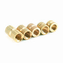 Suleve M4BN1 170Pcs M4 Brass Cylinder Knurled Nut Threaded Round Insert Embedded Nuts Assortment Set