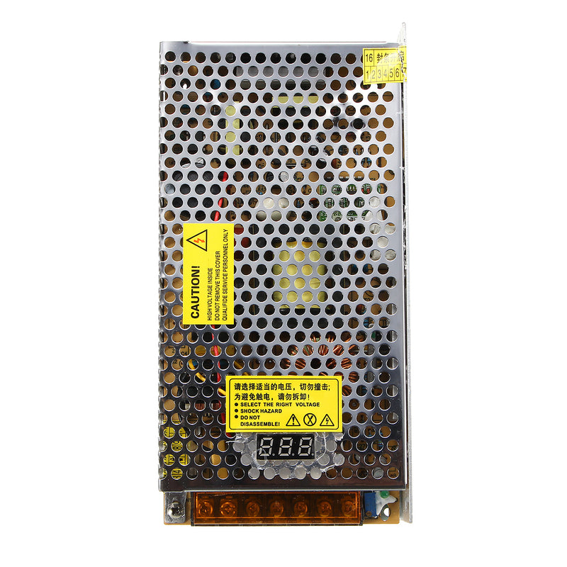 LCD Display 0-12V 17A 200W Adjustable Switching Power Supply Driver AC 110/220V