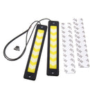 2PCS Flexible Car Auto COB LED Strip Daytime Running Driving Light DRL 480LM 330MA 6000K