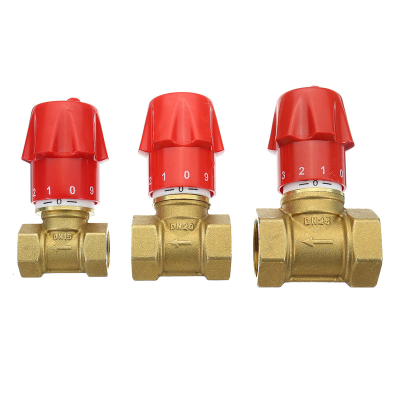 TMOK 1/2" 3/4" 1" Brass One Way Flow Control Valve Auto G Thread Female Valves Switch