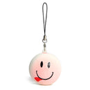 5PCS New Cute Funny Face Simulate Smashed Bean Bun Bread Squishy Toy Stress Reliever Phone Chain