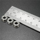 10pcs MF105ZZ 5x10x4mm Flanged Ball Bearings Double Shielded Ball Bearing