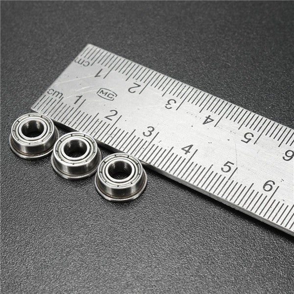 10pcs MF105ZZ 5x10x4mm Flanged Ball Bearings Double Shielded Ball Bearing