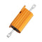 RX24 25W 200R 200RJ Metal Aluminum Case High Power Resistor Golden Metal Shell Case Heatsink Resistance Resistor