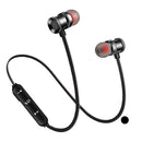 Metal Magnetic bluetooth 5.0 Earphone Wireless HiFi Stereo IPX5 Waterproof Handsfree Headphone With HD Mic