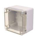 Plastic Waterproof Electronic Project Box Clear Enclosure Cover Electronic Project Case 120*120*90mm