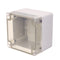 Plastic Waterproof Electronic Project Box Clear Enclosure Cover Electronic Project Case 120*120*90mm