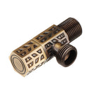 Antique Brass Triangle Valve Bathroom Accessory G1/2 Brass Angle Stop Valve Filling Valve Hexagonal Column Type