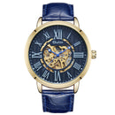 OULM 3688 Genuine Leather Automatic Mechanical Watch Business Style Male Wrist Watch