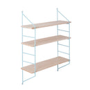 3-Tier Wall Mounted Iron Art Display Shelf Bookshelf Display Storage Rack