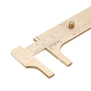 80mm Double Scale Mini Brass Sliding Gauge Vernier Caliper Pocket Measuring Tool