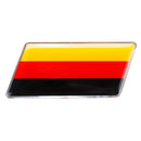 63x32MM Aluminum Flag Grille Emblem Badge Car Stickers For VW Jetta Golf Audi