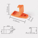 10PCS DF-21 Fixed Bracket Connector Support Compact Cable Wire Terminal Block Conductor for PCT Series