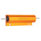 RX24 100W 30R 30RJ Metal Aluminum Case High Power Resistor Golden Metal Shell Case Heatsink Resistance Resistor