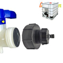 S100X8 IBC Water Tank Adapter Hose Barb Coarse Thread Quick Connect to 1/2" Hose Pipe Tap Replacement