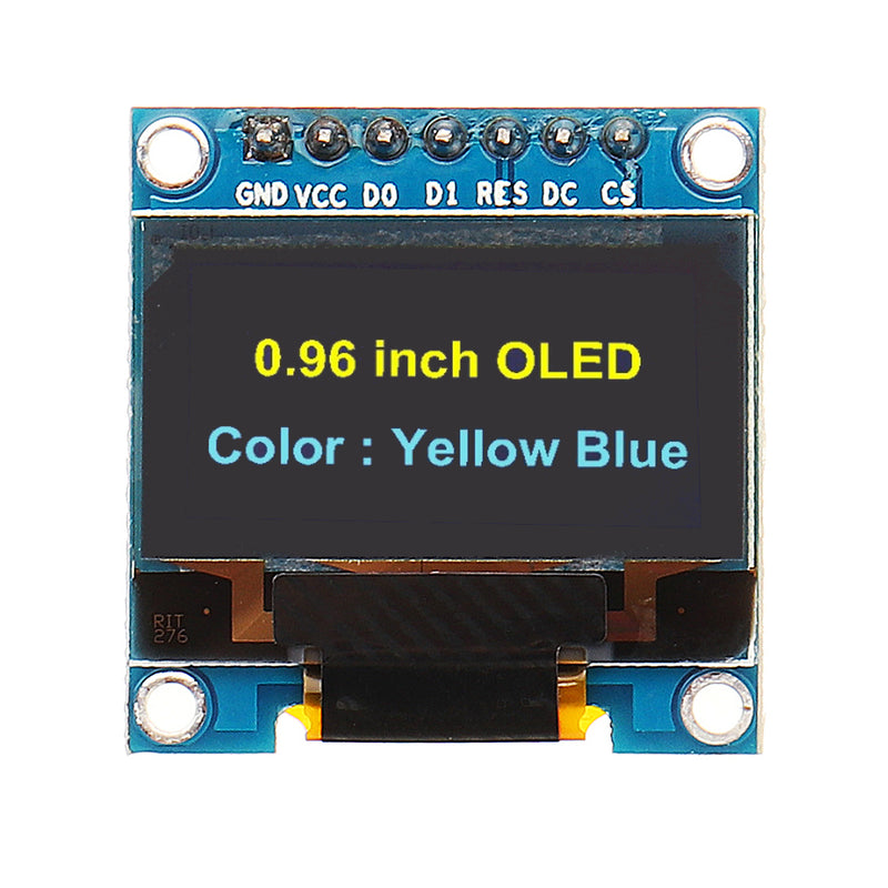 Geekcreit 7Pin 0.96 Inch OLED Display 12864 SSD1306 SPI IIC Serial LCD Screen Module