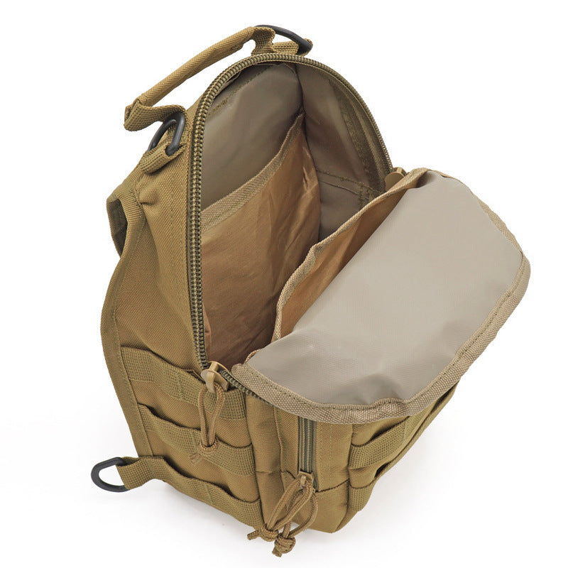 ZANLURE A18 Military Fan Camouflage Waterproof Tactical Bag Chest Bag Crossbody Bag For Man Wowan Camping Hunting Fishing