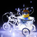 USB Powered 5.3M 50LEDs RGB 8 Modes Silver Wire Fairy String Light+Remote Control for Christmas