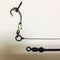 ZANLURE CR-G001 2PCS High Carbon Steel Fishing Hook All Freshwater Lead Clips Barbed Carp Fishing