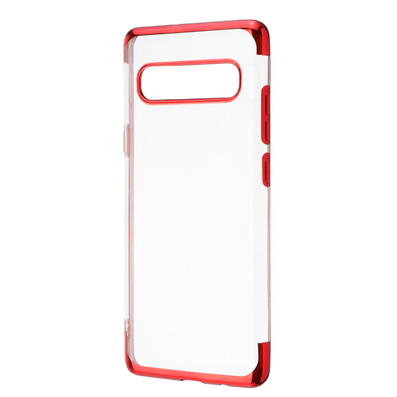 Bakeey Shockproof Plating Bumper Soft TPU Transparent Protective Case for Samsung Galaxy S10 5G
