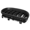 Pair New Matte Black Front Grill Grille Kidney For BMW E60 E61 5 Series M5 03-09