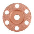 Drillpro 4-1/2 Inch See Through Wood Carving Disc Tungsten Carbide Coating Shaping Disc for Angle Grinder