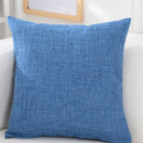 45x45cm Pillow Cover Cotton Linen Camping Pillow Case Cushion Covers Waist Cushion Protactor