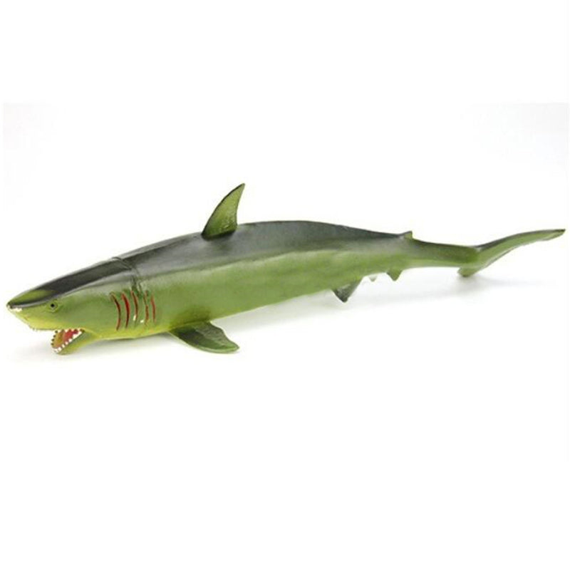 42cm Great White Shark Sea Life Decor Prop Simulation Animal Model Kids Toys