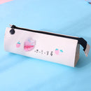 Creative Pencil Case School Strawberry Cherry Pencil Bags Stationery PU Leather Pencil Bag School Supplies Students Gifts