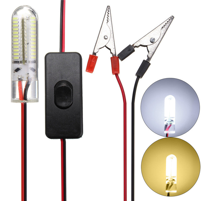 ZANLURE 12V 12W Cool/ Warm White Underwater LED Fishing Light Night Boat Attracts Fish