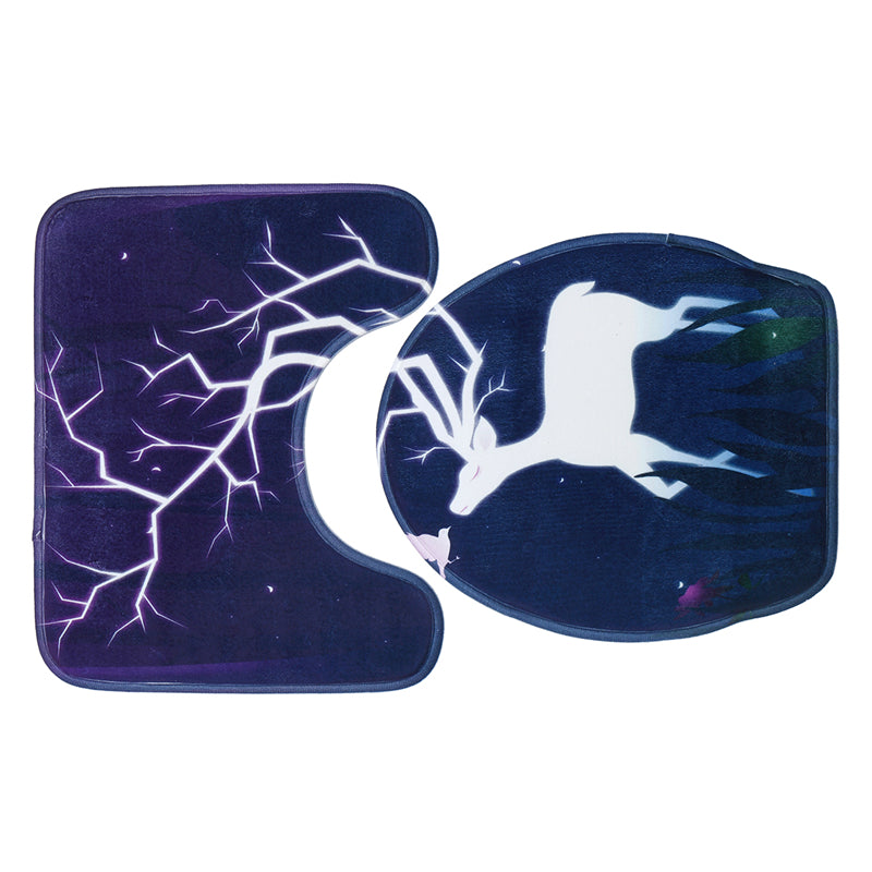 3 Pcs Bad Floor Mat Set Elch Anti-Rutsch-Kche Bad Teppich Teppich WC waschbar