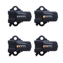 7/8 Inch 22mm Electric Heated Handlebar Grip LED Indicator Warmers 5 Gear Adjust Temperature Motorcycle Handle Bar Universal