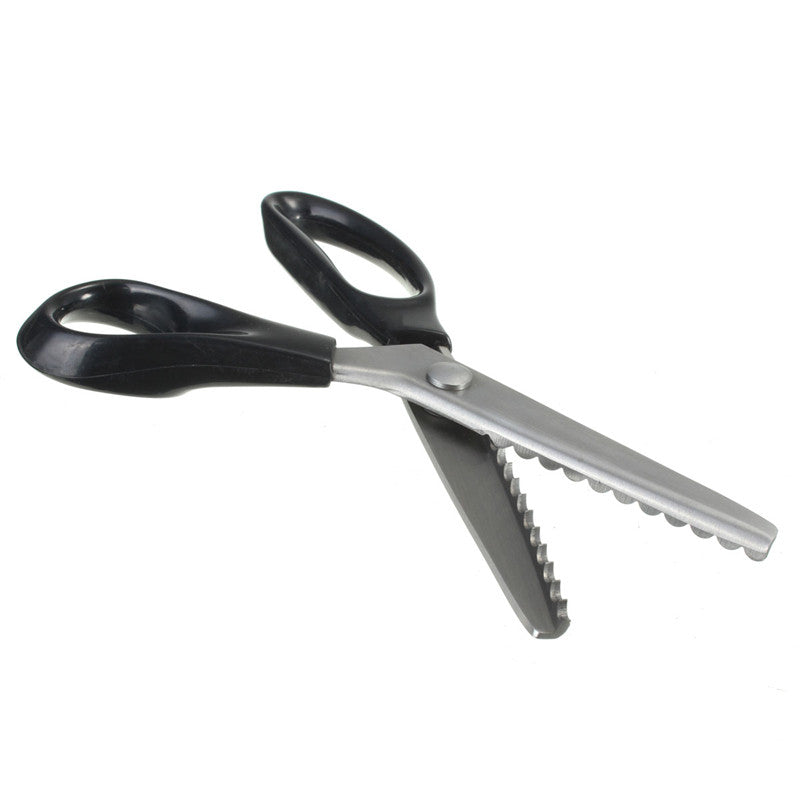 3MM 5MM 7MM Pinking Shears Arc-gear Scissors Sewing Craft Upholstery Tailor Zig Zag Tool