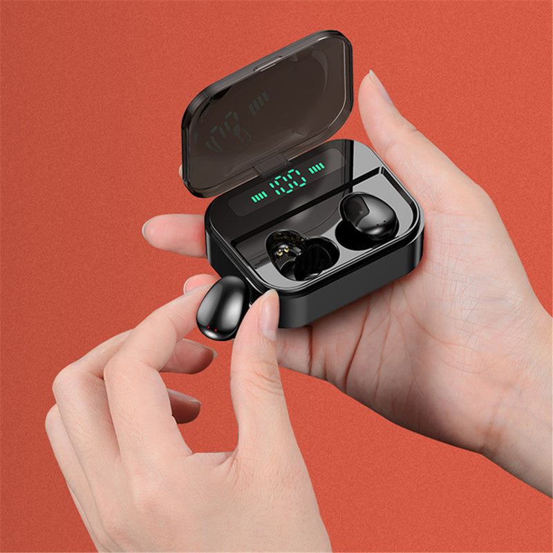 TWS True Wireless bluetooth 5.0 Earbuds Smart Touch 2200mAh Power Bank Stereo Sports Earphone with Mic