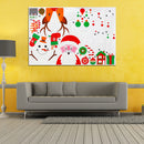 Christmas Window Wall Sticker Snowman Santa Snowflake Reindeer Removable Home Decor