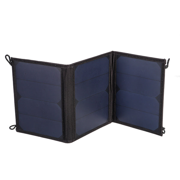Sunpower30W 5V Foldable Solar Panel Charger USB Solar Power Bank for Camping Hiking