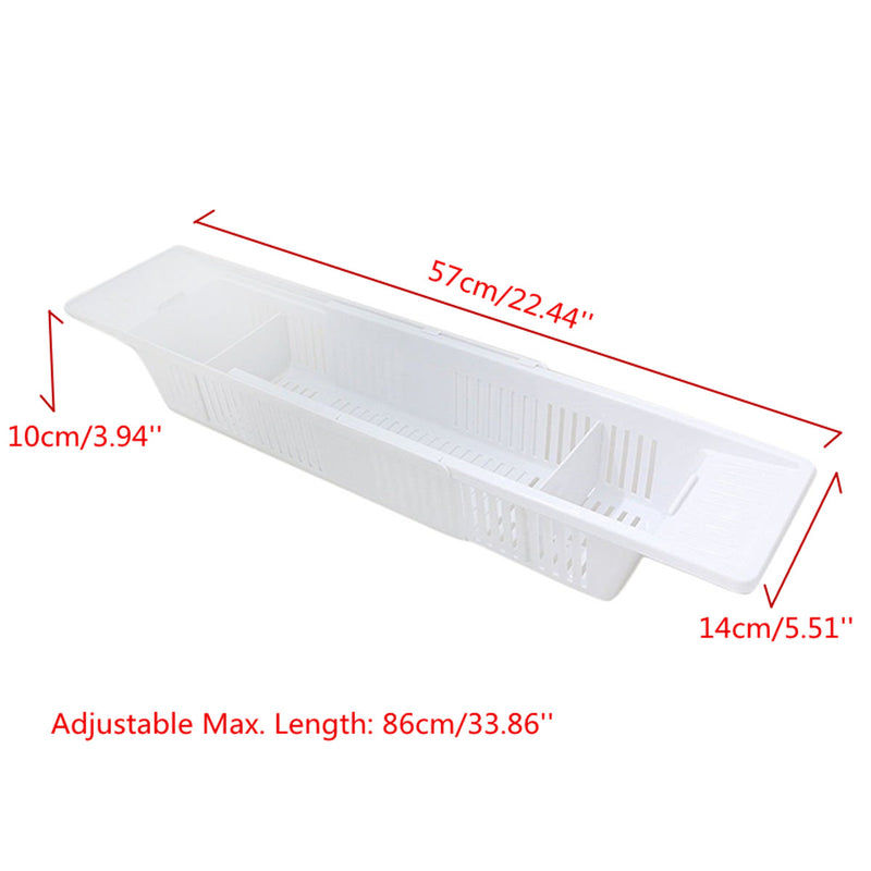 Honana BX-592 Adjustable Kids Bathtub Shower Toy Organizer Basket Retractable Storage Holder