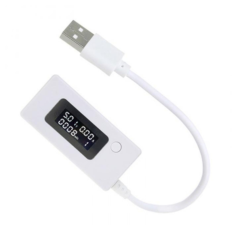 Bakeey LCD Digital Display USB Charging Ammeter Voltmeter Capacity Tester Power Adapter
