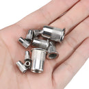 Suleve MXSN3 180Pcs Stainless Steel Mixed Rivet Nut Rivnuts Blindnuts Nutserts M3-M10 Nut Insert Rivet Assortment Kits
