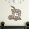 PAG STICKER 3D Wall Clock Decals Breaking Cracking Wall Sticker Home Wall Decor Gift