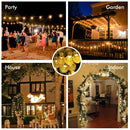 4M Warm White Colorful Ball Starry Lamp 28LED String Light for Garden Christmas Wedding Party AC110V AC220V