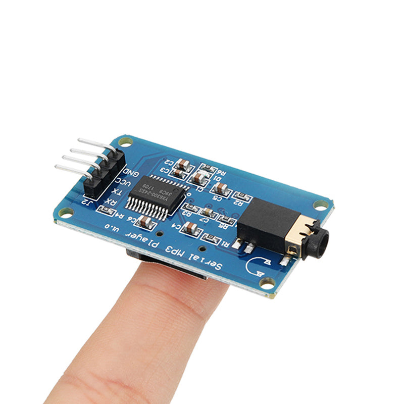 5pcs Wemos YX6300 UART TTL Serial Control MP3 Music Player Module Support Micro SD/SDHC Card