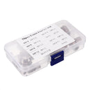 Suleve MXBN8 70Pcs M2/M2.5/M3/M4/M5/M6/M8/M10 Knurled Brass Round Female Thread Knurled Nuts Round Insert Embedment Nut Assortment Set