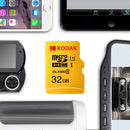KODAK Micro SD Card TF Card U1 Class 10 SDXC SDHC Memory Card  32G 64G 128G for Video Mobile Storage