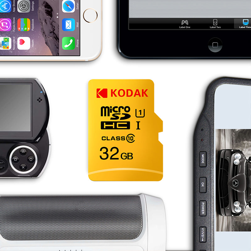 KODAK Micro SD Card TF Card U1 Class 10 SDXC SDHC Memory Card  32G 64G 128G for Video Mobile Storage
