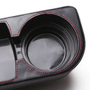 Multi-functional PU Leather Car Seat Crevice Storage Box Seat Gap Organizer Drink Cup Holder