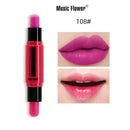Music Flower Matte Mousse Lips Makeup Lip Stick Blush Effect Dual Function