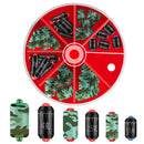 ZANLURE 29PCS 1.0g-6.0g Camouflage Fishing Lead Set Graduated Lead Outdoor Fishing Tool Set