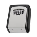 KCASA LK-10 4 Digit Combination Lock Box Key Storage Lock Box Wall Mounted Security Door Lock